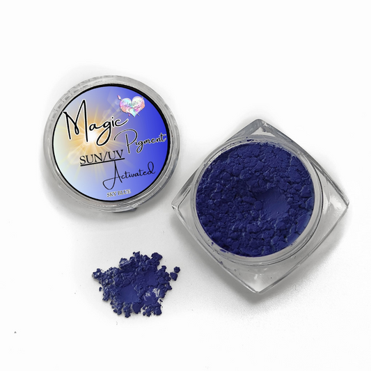 SUN/ UV COLOUR CHANGING PIGMENT -SKY BLUE