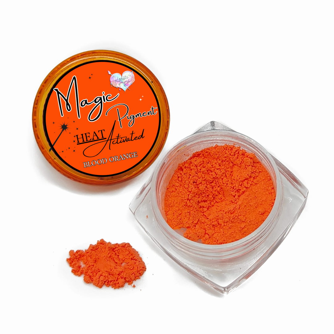 HEAT COLOUR CHANGING PIGMENT- BLOOD ORANGE 🧡