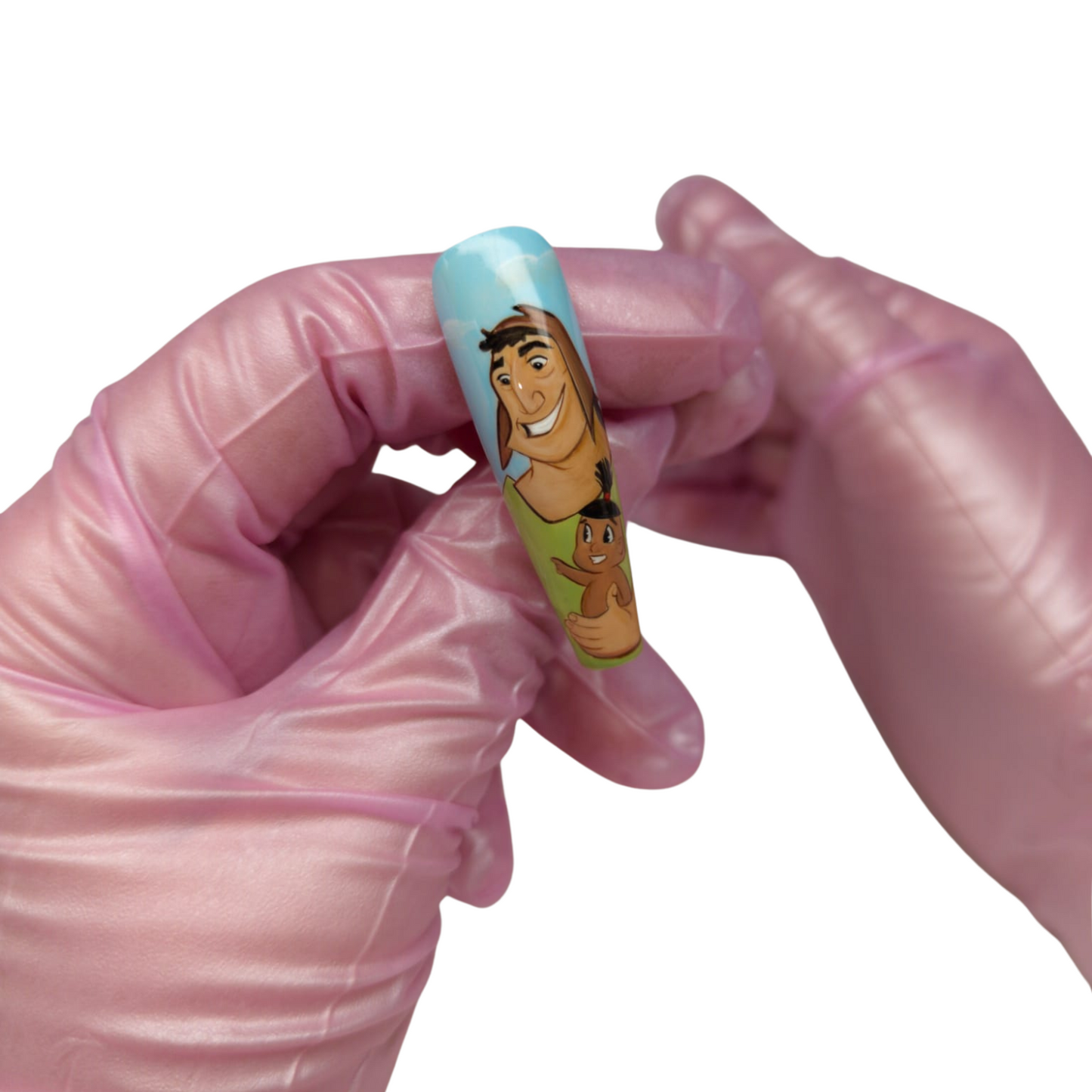 PINK PEARL NITRILE GLOVES