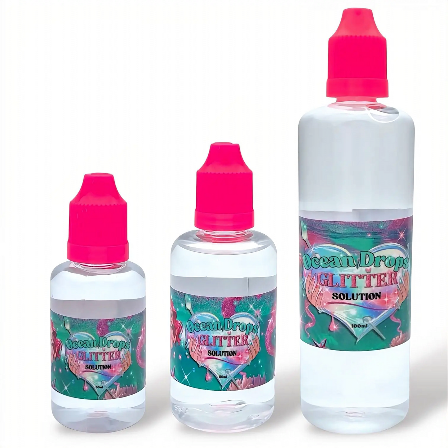 OCEAN DROPS GLITTER SOLUTION- LARGE