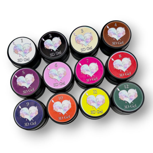 3D GELS- BUNDLE OF 12