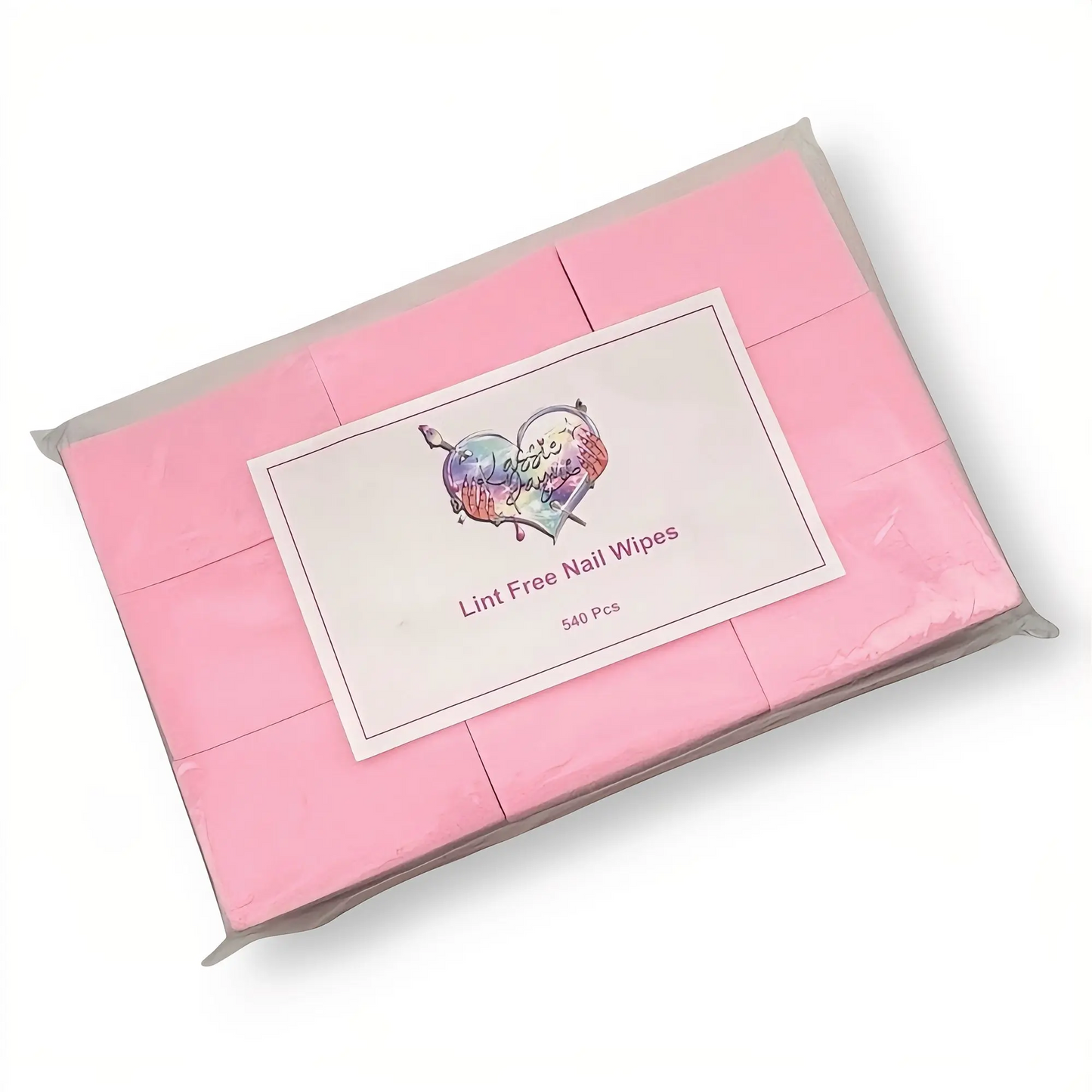 PINK LINT FREE WIPES- 540 PCS