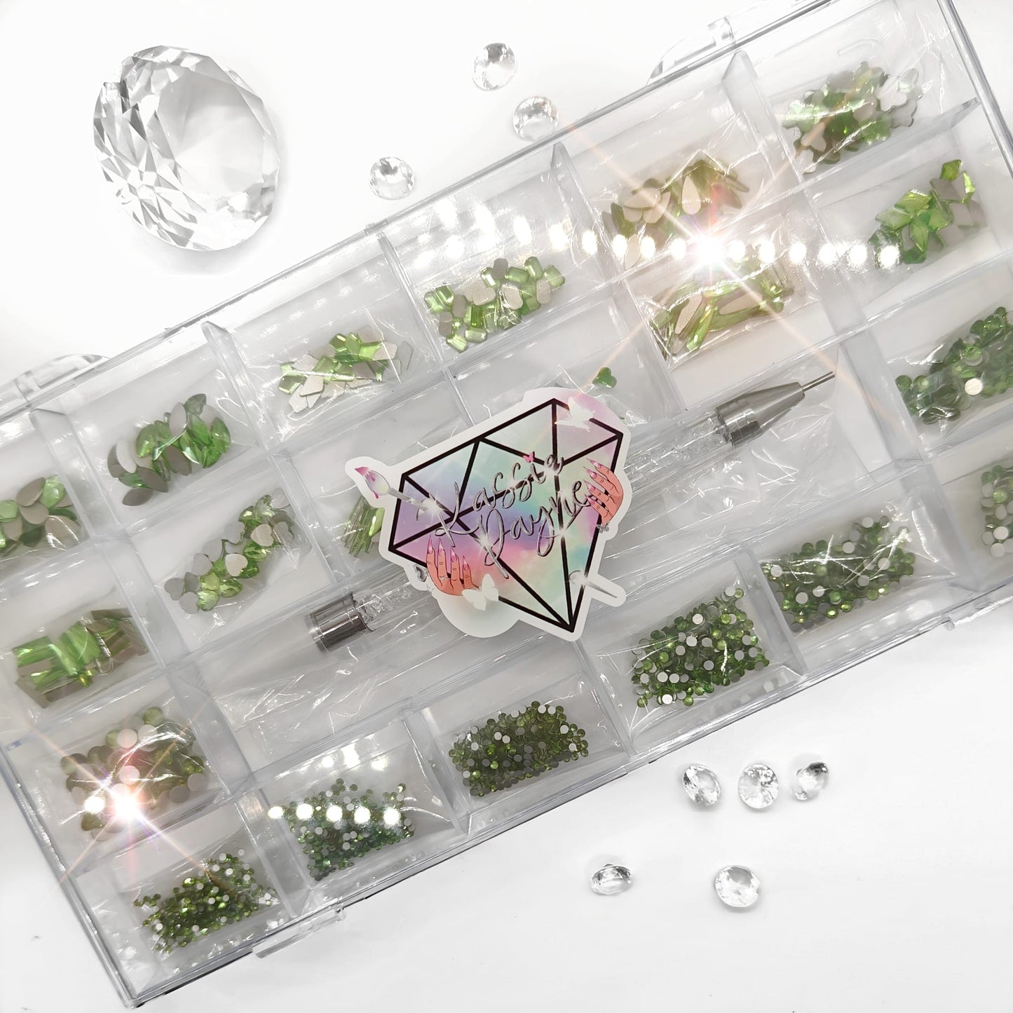 GREEN RHINESTONE COLLECTION
