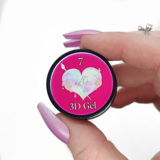 BRIGHT PINK -3D GEL