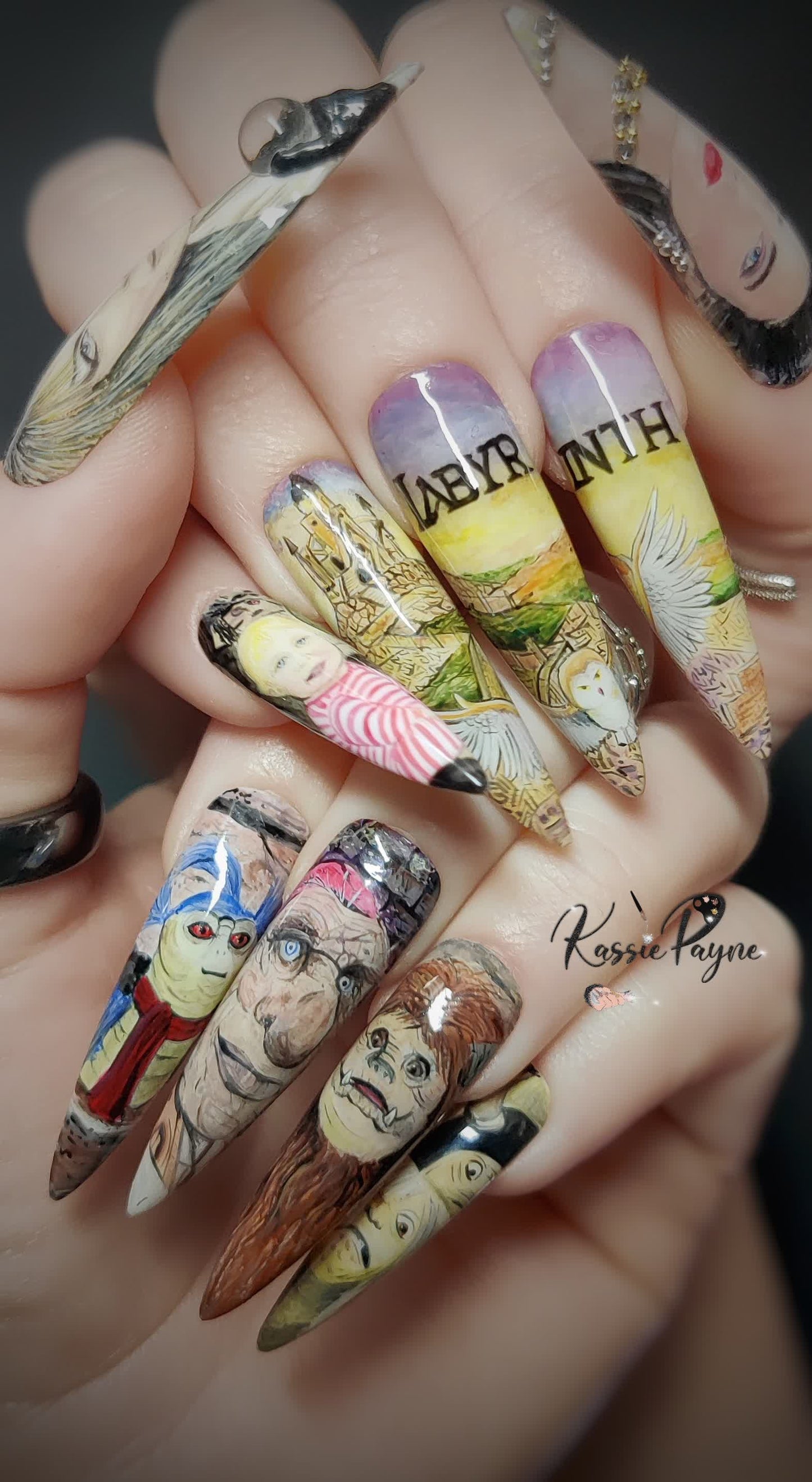 LABRYNTH- PRE-MADE FRAMED NAILS