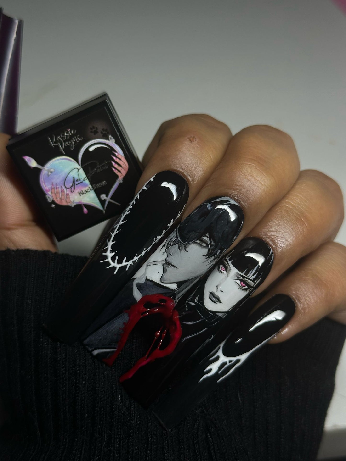 GEL PAINT- BLACK PAWS