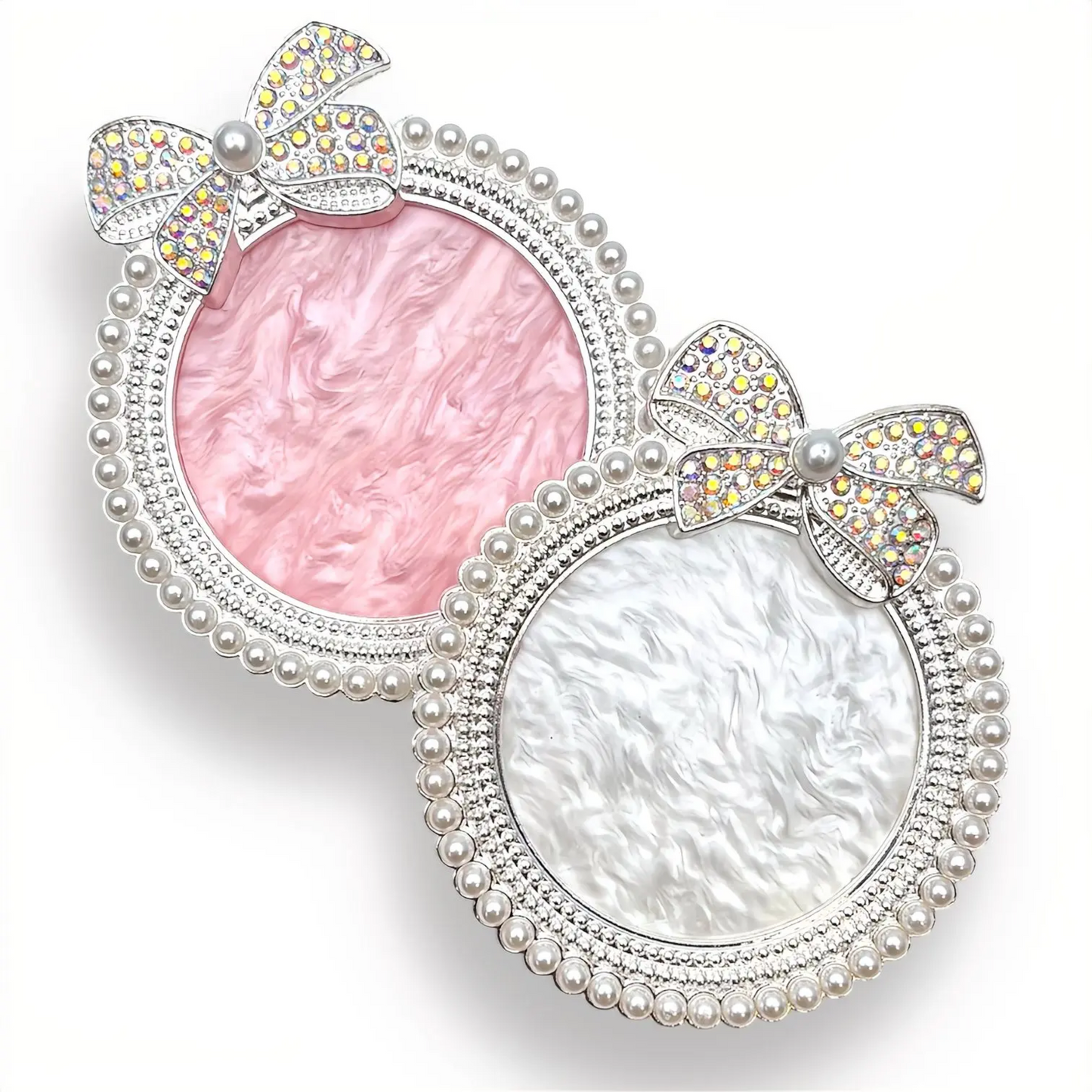 BOW RHINESTONE NAIL PLATE