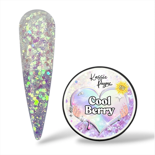 UV Glitter- COOL BERRY