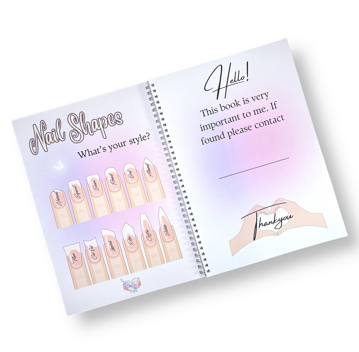 NAIL ART PLANNER A4