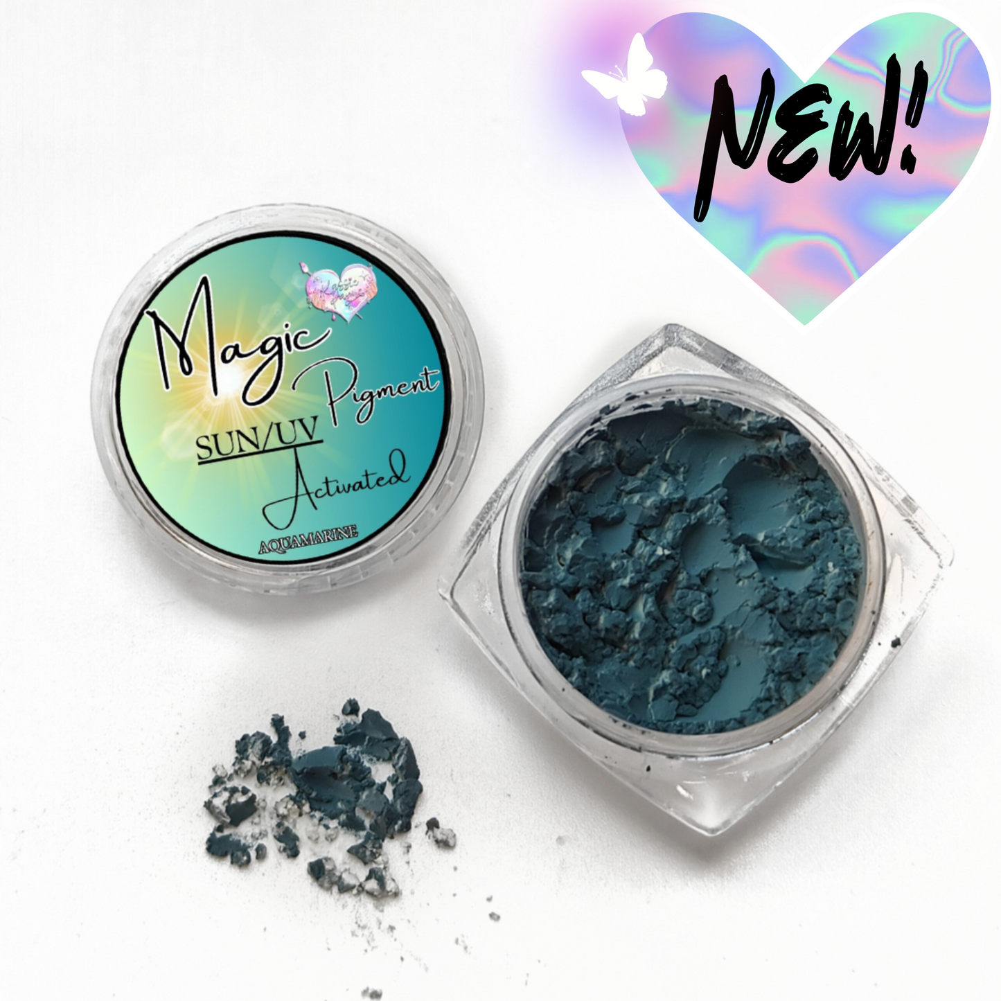 MAGIC COLOUR CHANGING PIGMENT (SUN/UV) -AQUAMARINE