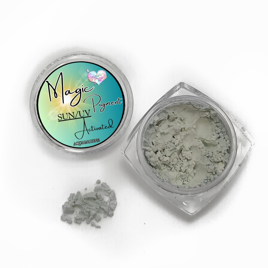MAGIC COLOUR CHANGING PIGMENT (SUN/UV) -AQUAMARINE