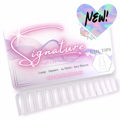 FULL COVER LONG SQUARE NAIL TIPS