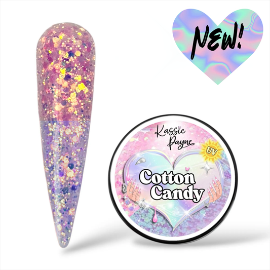 UV Glitter- COTTON CANDY