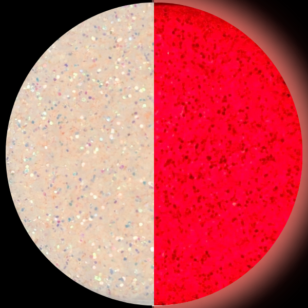 Glow Glitter- SUPERNOVA RED