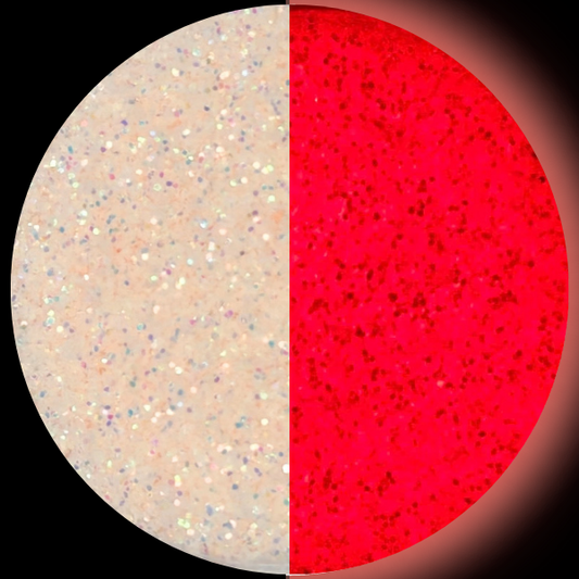 Glow Glitter- SUPERNOVA RED