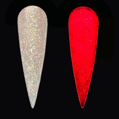 Glow Glitter- SUPERNOVA RED