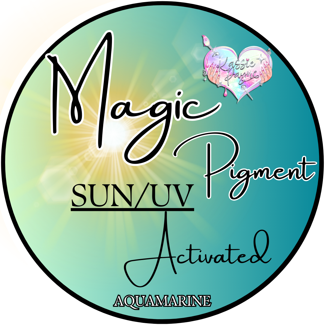 MAGIC COLOUR CHANGING PIGMENT (SUN/UV) -AQUAMARINE
