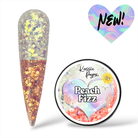 UV Glitter- PEACH FIZZ