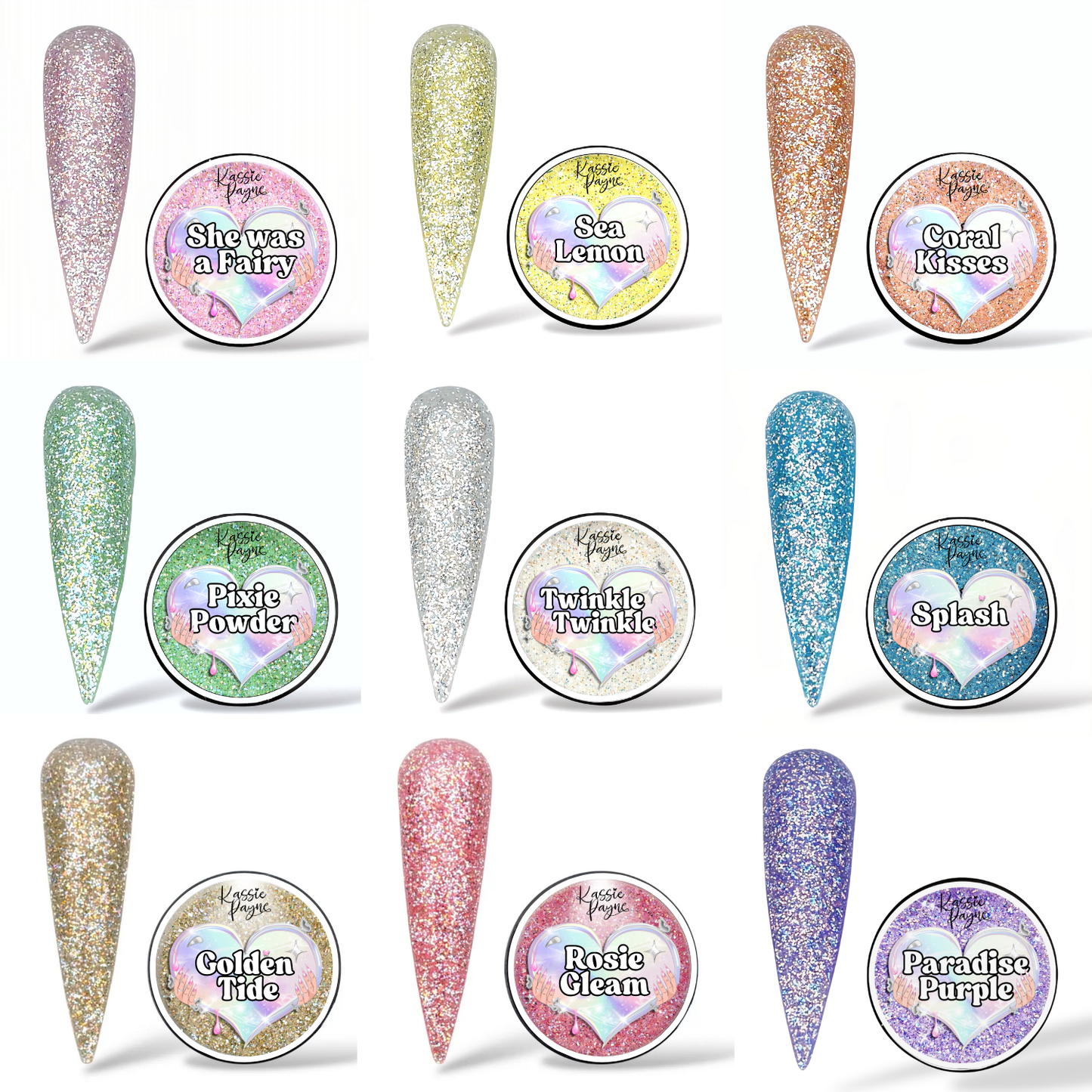 SEA SALT GLITTER- BUNDLE OF 9!