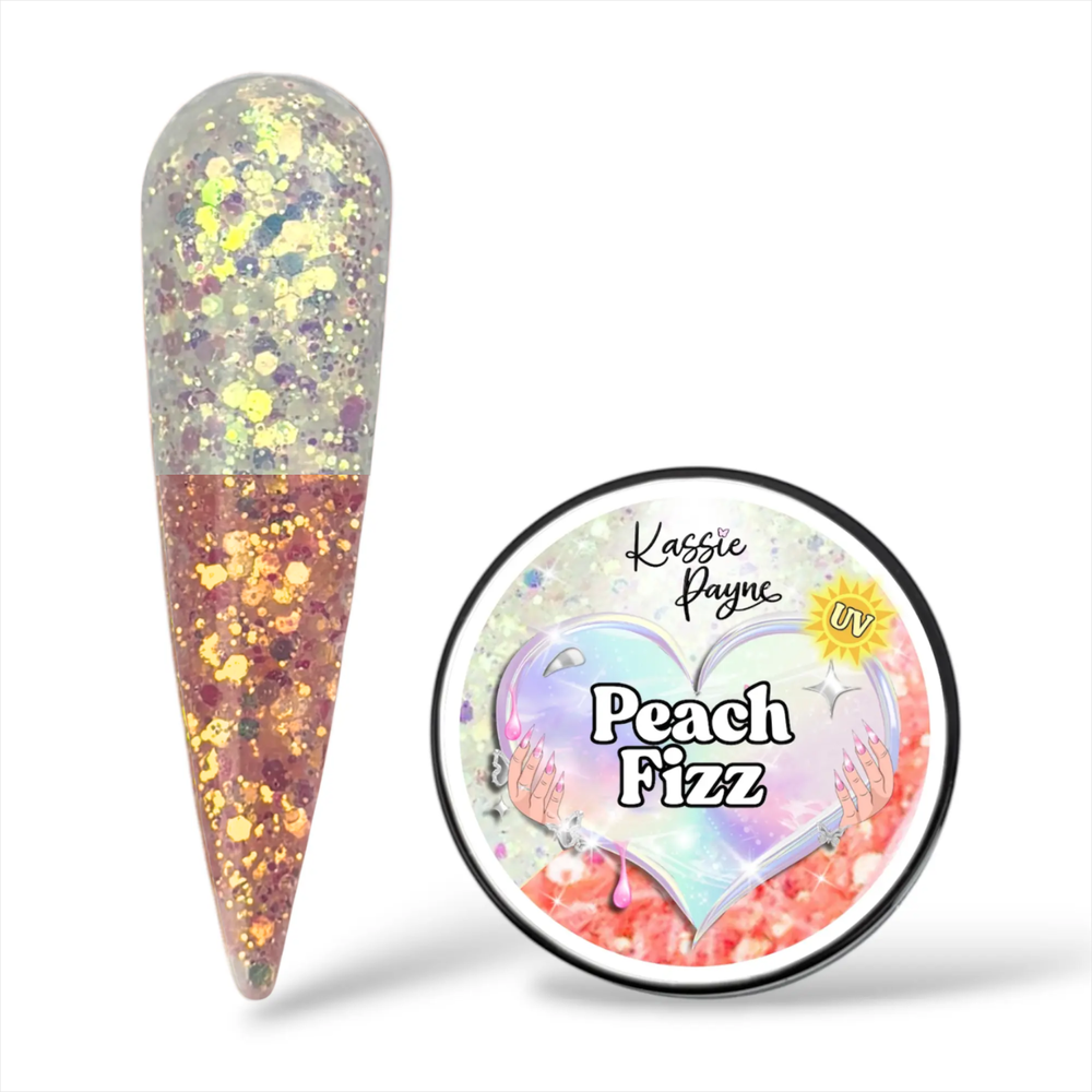 UV Glitter- PEACH FIZZ