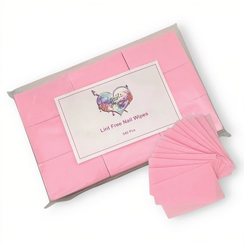 PINK LINT FREE WIPES- 540 PCS