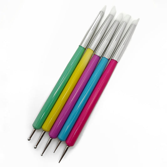 SILICONE/DOTTING TOOLS- 5 PACK!