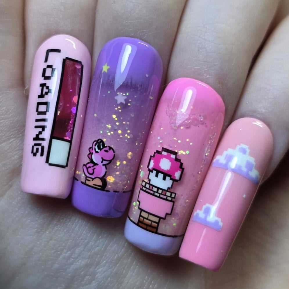 UV Glitter- COTTON CANDY