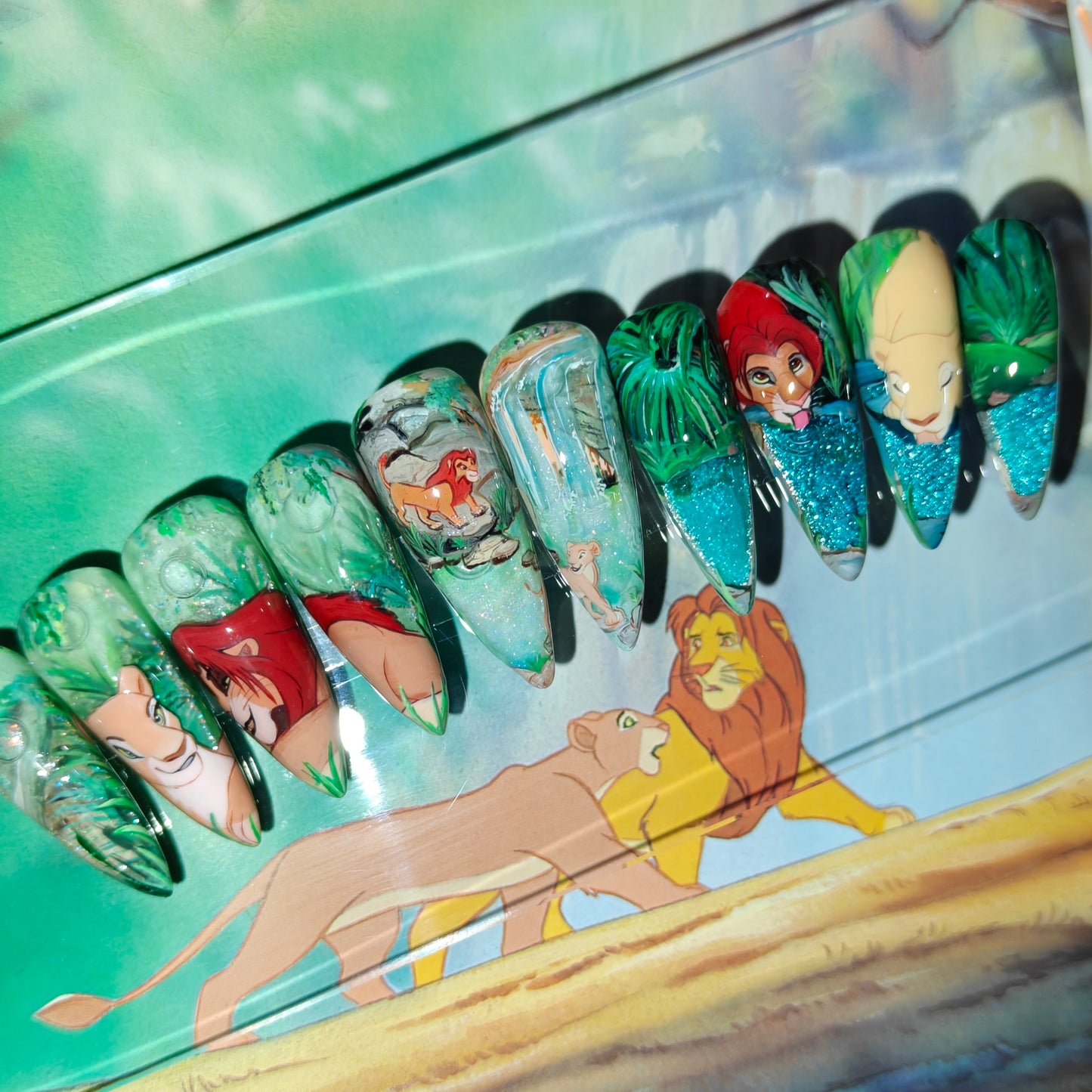 Can you feel the love tonight nails