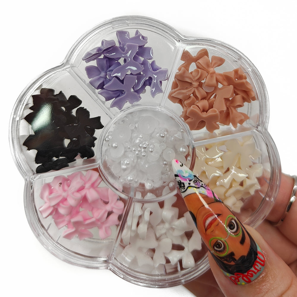 BOW NAIL CHARMS