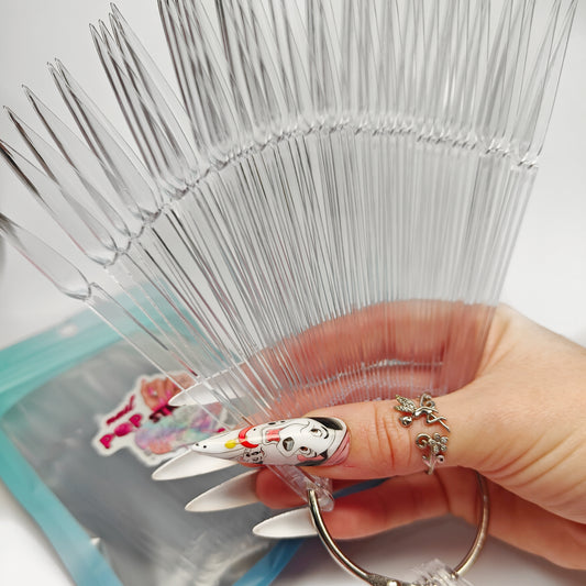 TRANSPARENT STILETTO POP STICKS