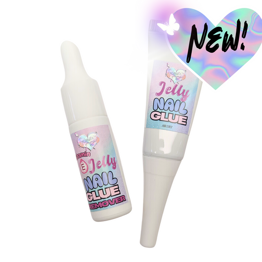 JELLY AIR DRY NAIL GLUE + REMOVER BUNDLE